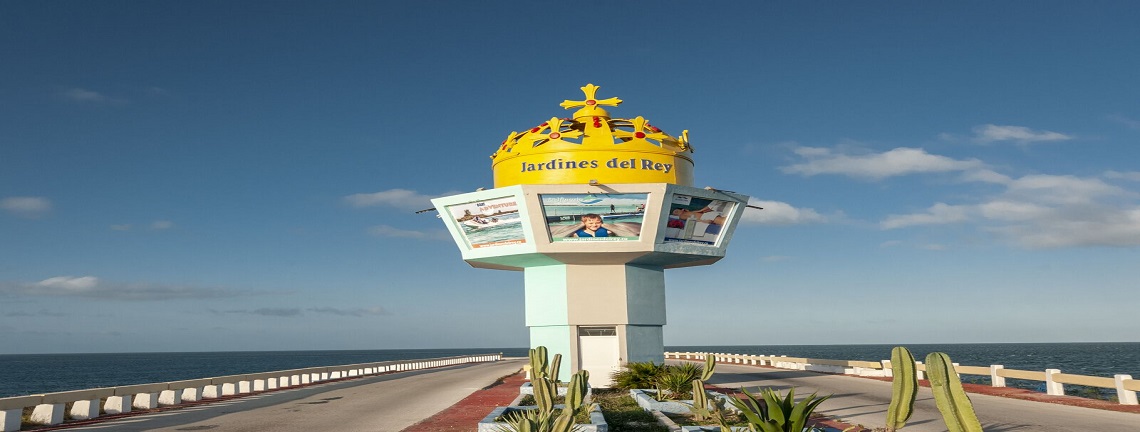 Corona del pedraplén de Jardines del Rey